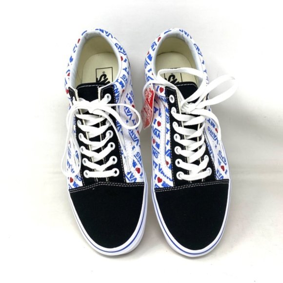 VANS Old Skool Skate Shoes Men Suede Black White Canvas Low Top Custom Alsu01240 - Picture 10 of 11